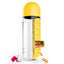 600ml Sports Plastic Water Bottle Combine Daily Pill Boxes Organizer Drinking Bottles Leak-Proof Bottle Tumbler Outdoor BPA Free