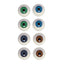 8 Hollow Eyeball Mask Halloween Horror Props Costume Plastic Eyeballs For Halloween